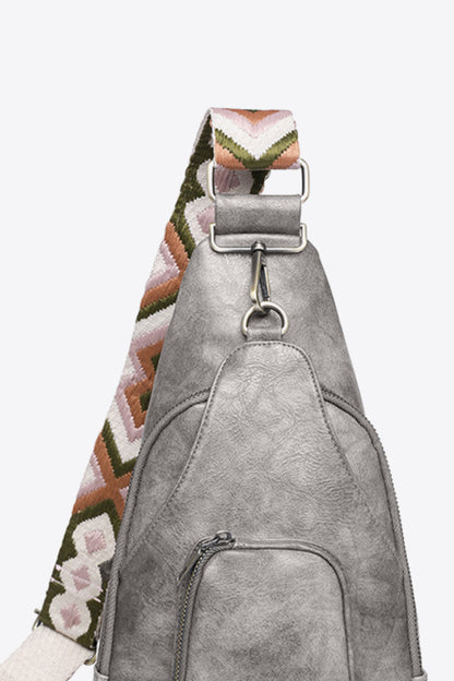 Adored Take A Trip PU Leather Sling Bag - Nikki’s Place