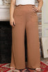 Plus Size Wide Leg Pants with Pockets - Nikki’s Place