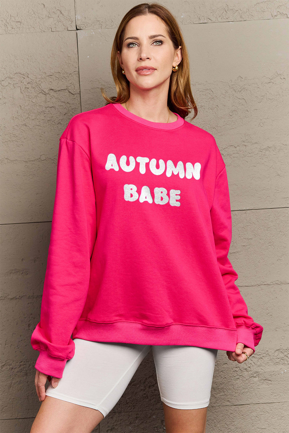 Simply Love Full Size AUTUMN BABE Graphic Sweatshirt - Nikki’s Place