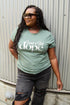 Simply Love Full Size Letter Graphic Short Sleeve T-Shirt - Nikki’s Place