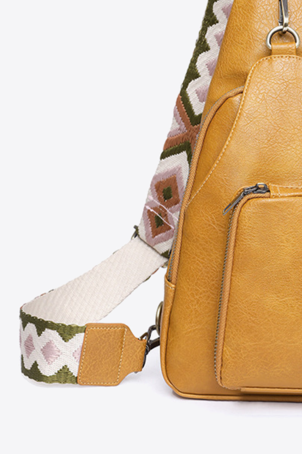 Adored Take A Trip PU Leather Sling Bag - Nikki’s Place