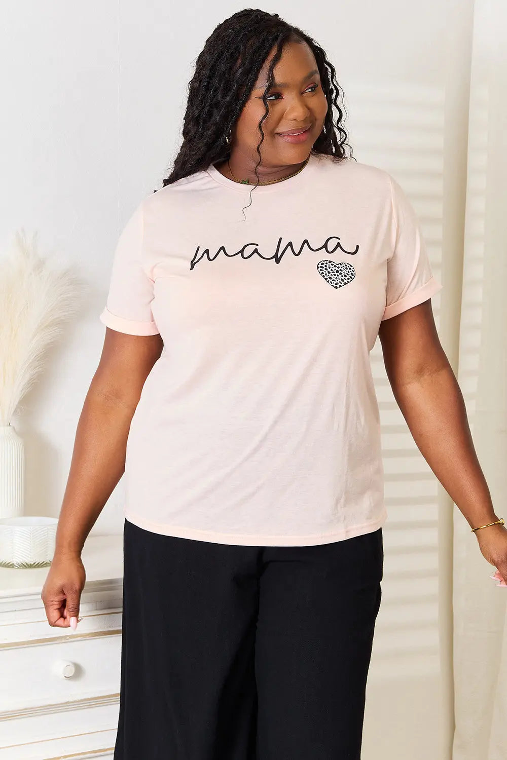 Simply Love MAMA Heart Graphic T-Shirt - Nikki’s Place