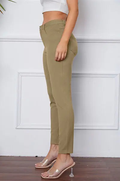 StretchyStitch Pants by Basic Bae - Nikki’s Place