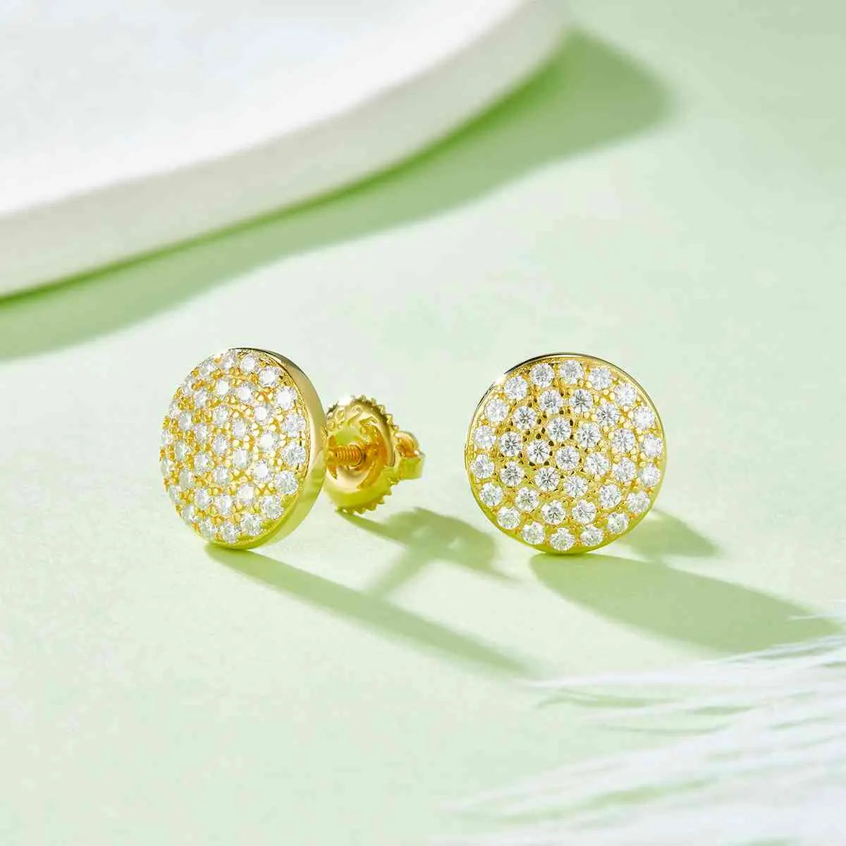 MoissaniteEarrings, SterlingSilverJewelry, SparklingElegance, FineJewelry, LuxuryEarrings, 925SilverEarrings, ShimmeringStones, JewelryEssentials, ElegantAccessories, PreciousStones, FashionableJewels, HighQualityEarrings, StatementEarrings, MoissaniteStuds, GlamorousJewelry