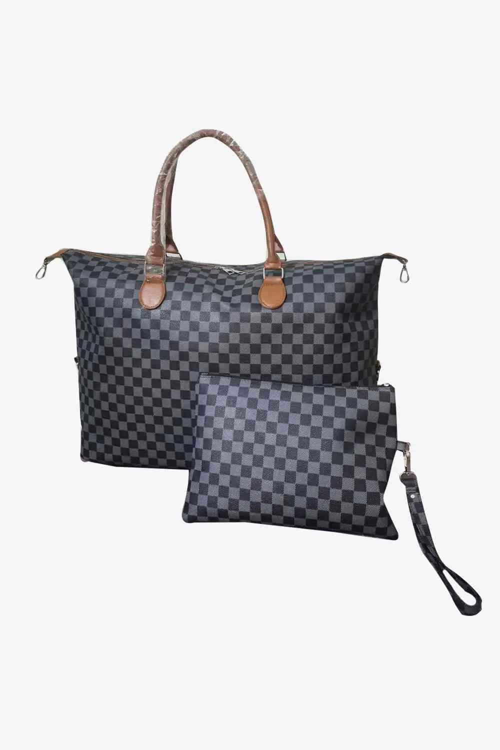 Checkered Two-Piece Bag Set - Nikki’s Place