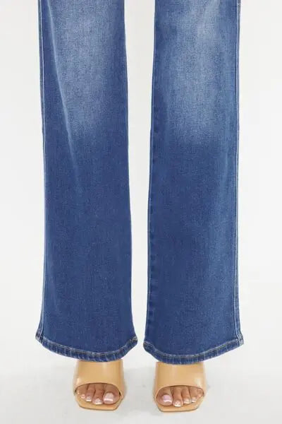 Kancan Ultra High Waist Gradient Flare Jeans - Nikki’s Place