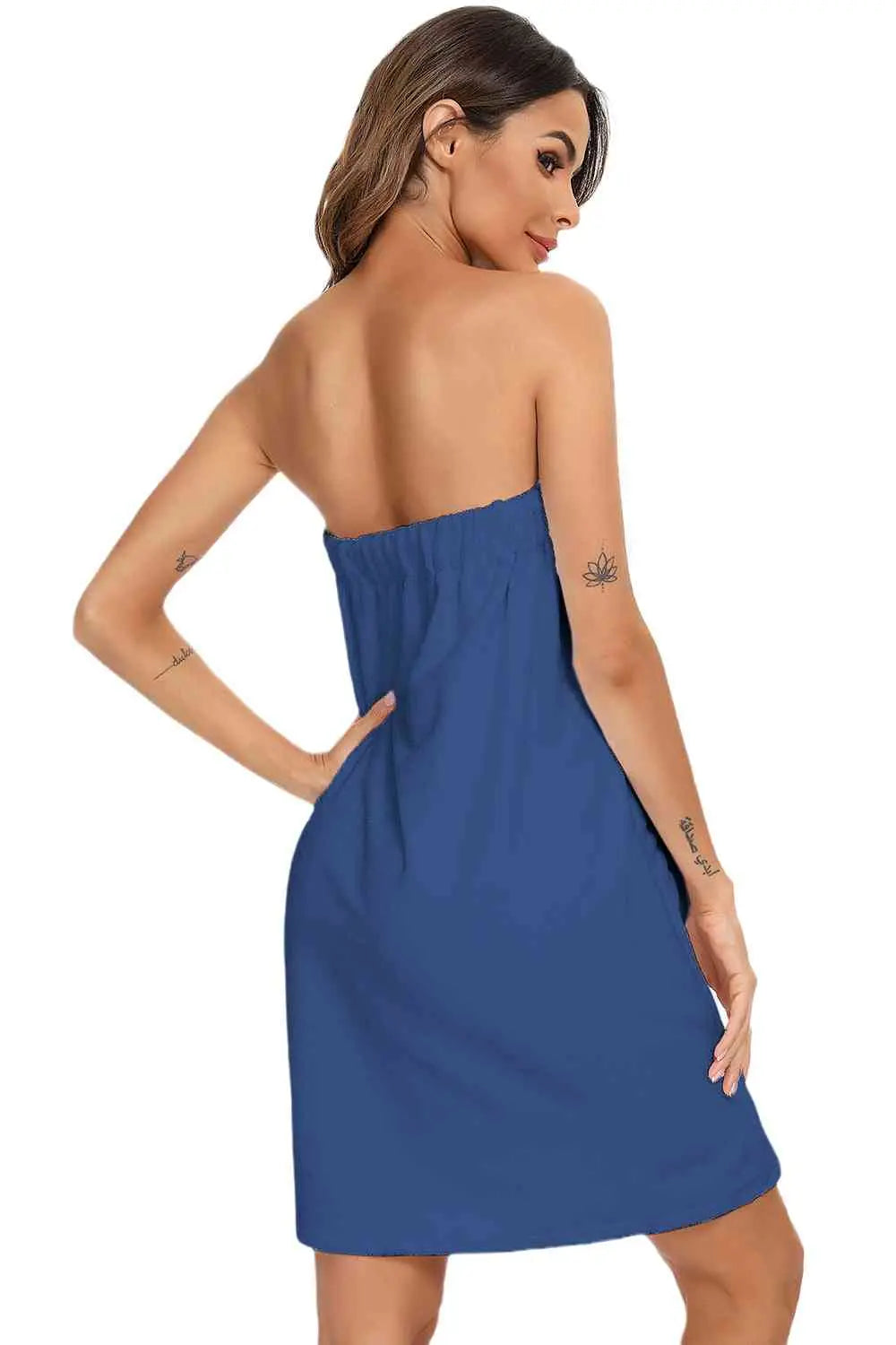 Strapless Robe with pocket - Nikki’s Place